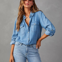 Women’s Relaxed Denim Shirt