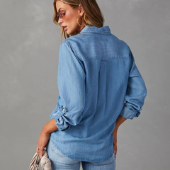Women’s Relaxed Denim Shirt