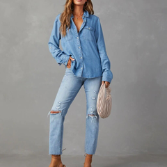 Women’s Relaxed Denim Shirt