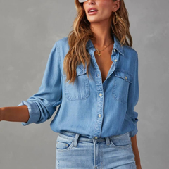 Women’s Relaxed Denim Shirt