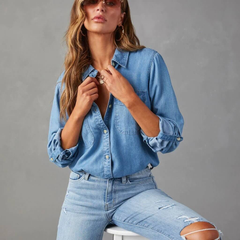 Women’s Relaxed Denim Shirt