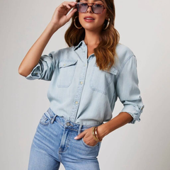 Women’s Relaxed Denim Shirt