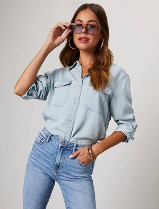 Women’s Relaxed Denim Shirt
