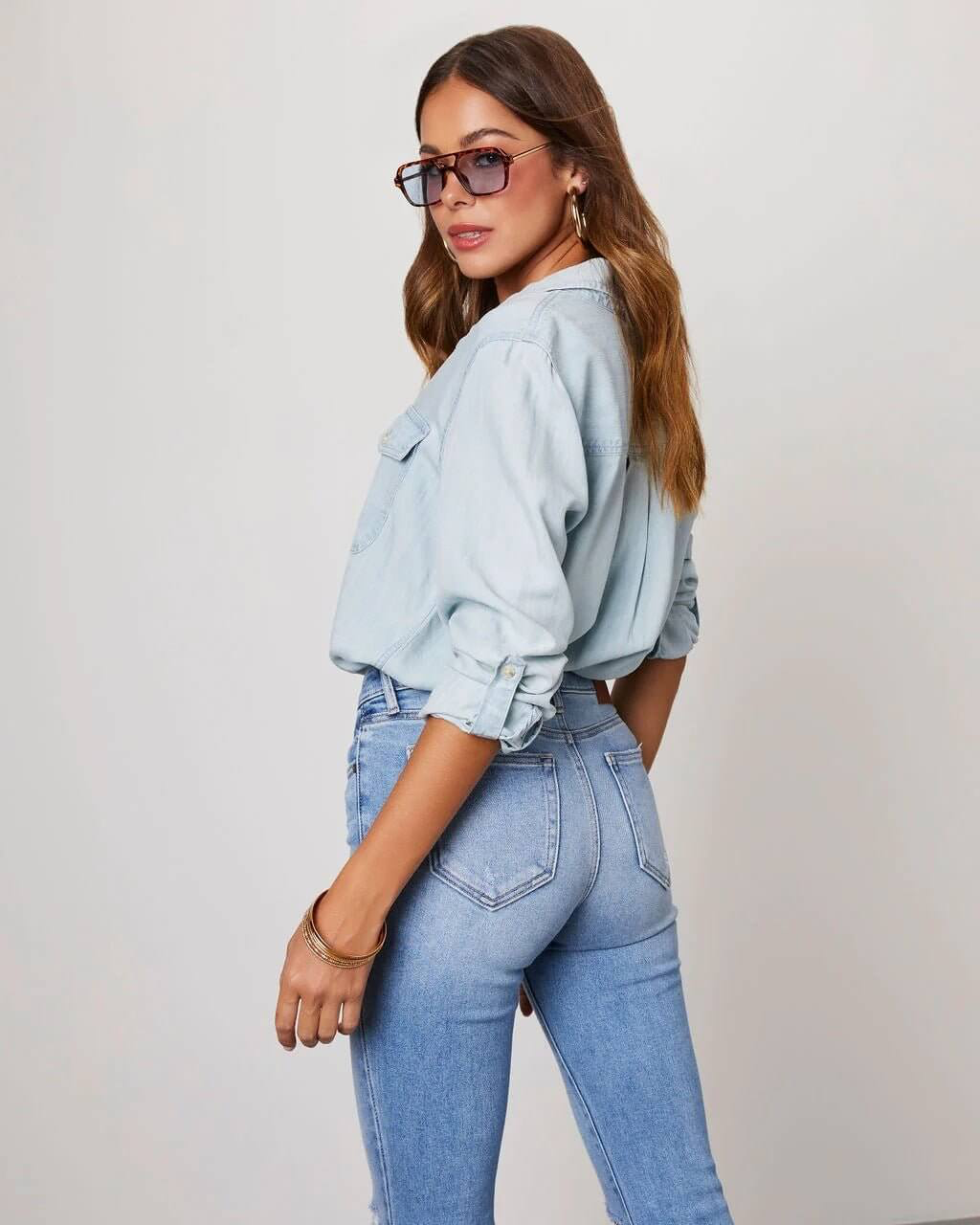 Women’s Relaxed Denim Shirt
