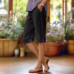 Alice Relaxed Pocket Knee-Length Trousers