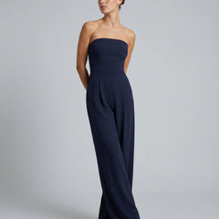 Women’s Strapless Wide-Leg Jumpsuit
