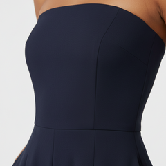 Women’s Strapless Wide-Leg Jumpsuit