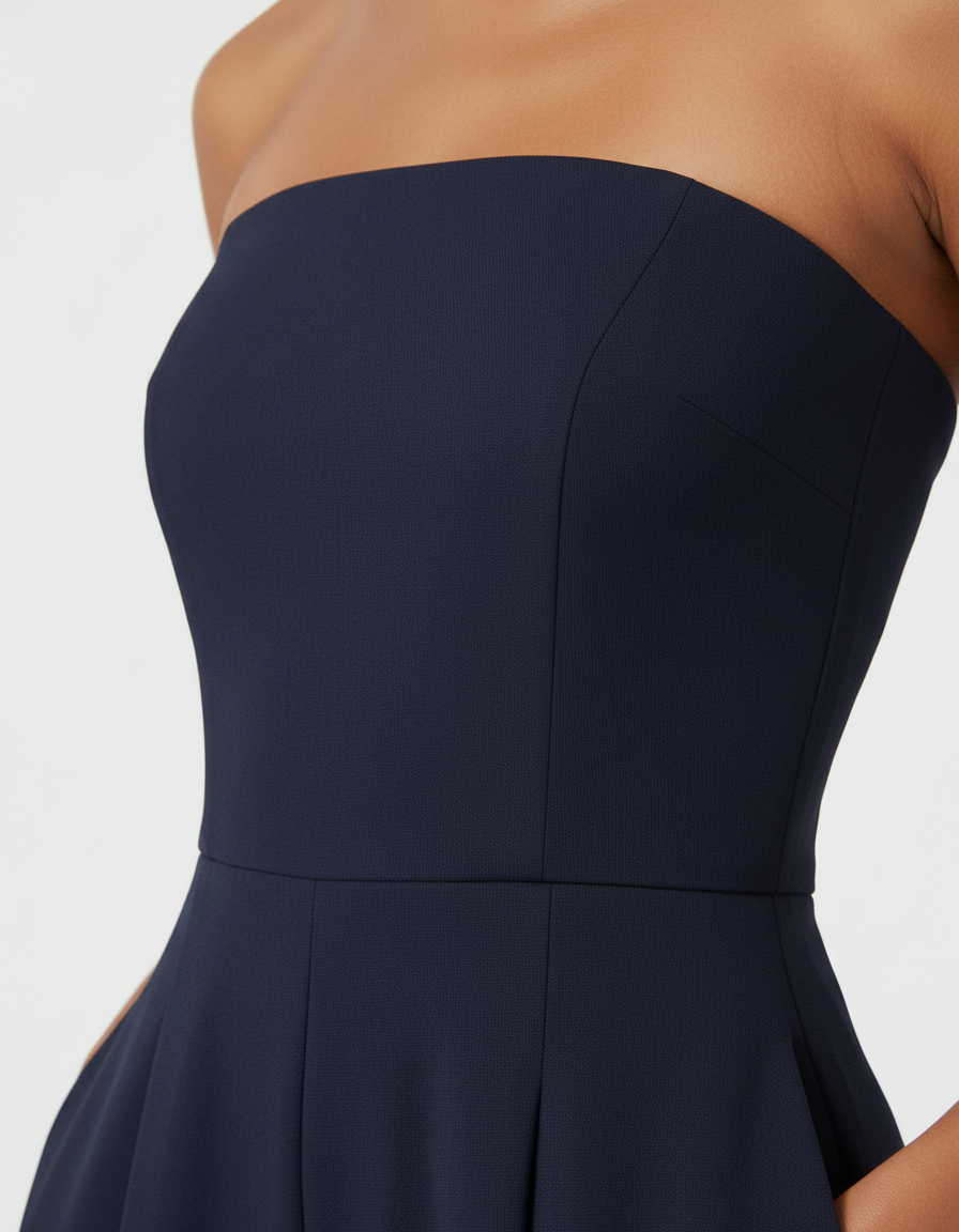 Women’s Strapless Wide-Leg Jumpsuit