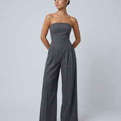 Women’s Strapless Wide-Leg Jumpsuit