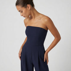 Women’s Strapless Wide-Leg Jumpsuit