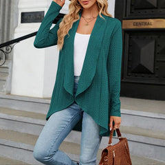 Chloe Open Front Long Cardigan