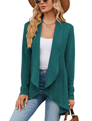 Chloe Open Front Long Cardigan