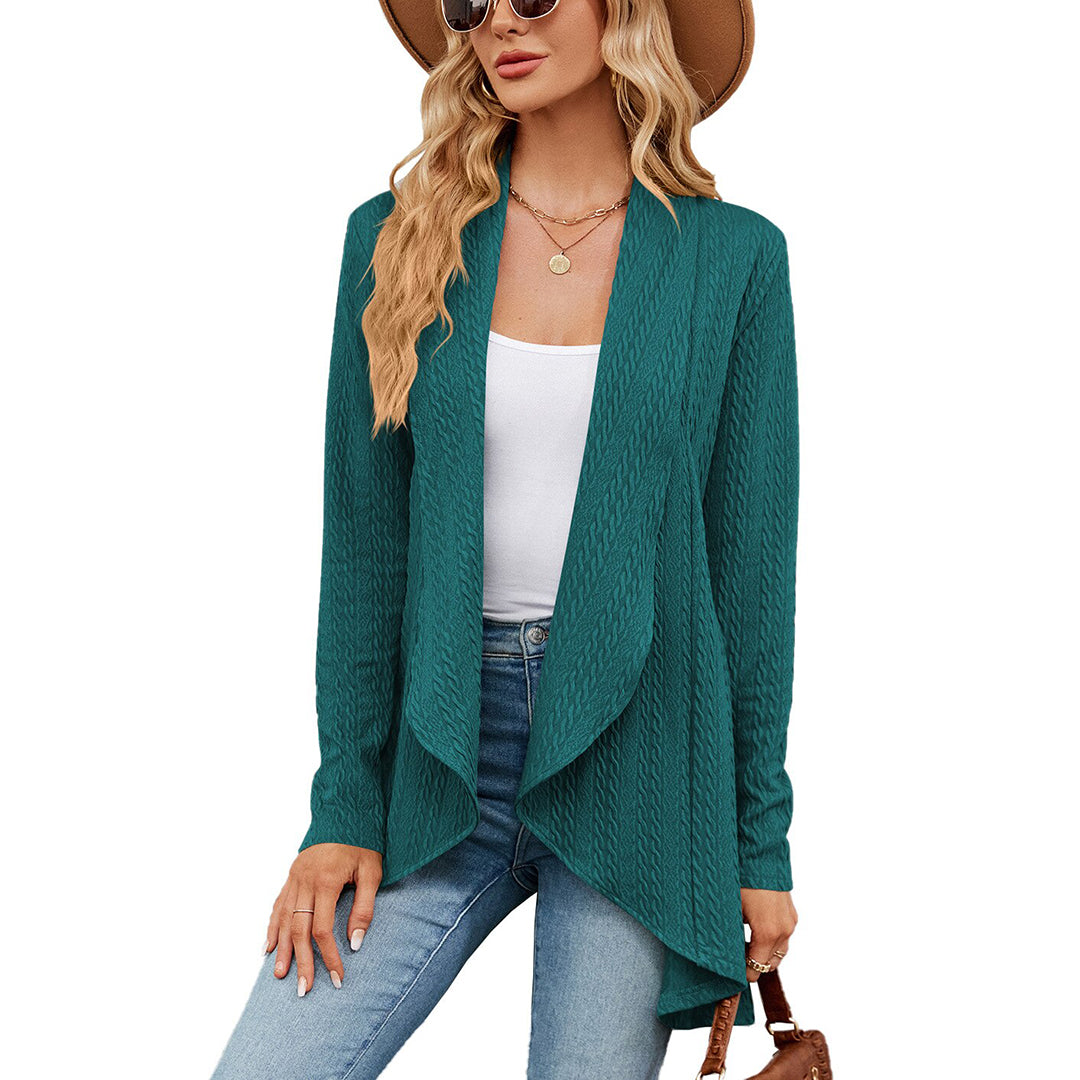 Chloe Open Front Long Cardigan