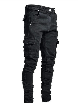 Carl Men's Urban Style Slim Cargo Pants