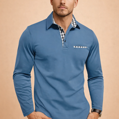 Men’s Long-Sleeve Stretch Polo