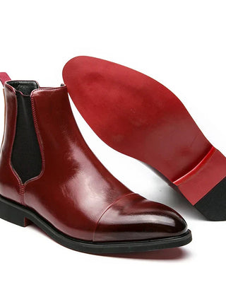 Daniel Leather Slip-On Boots