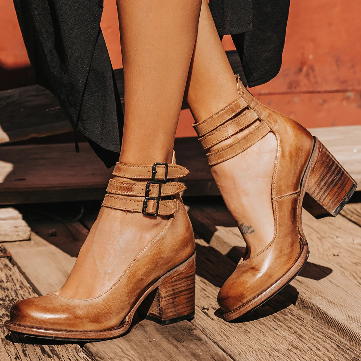 Verona Strappy Ankle Strap Heels