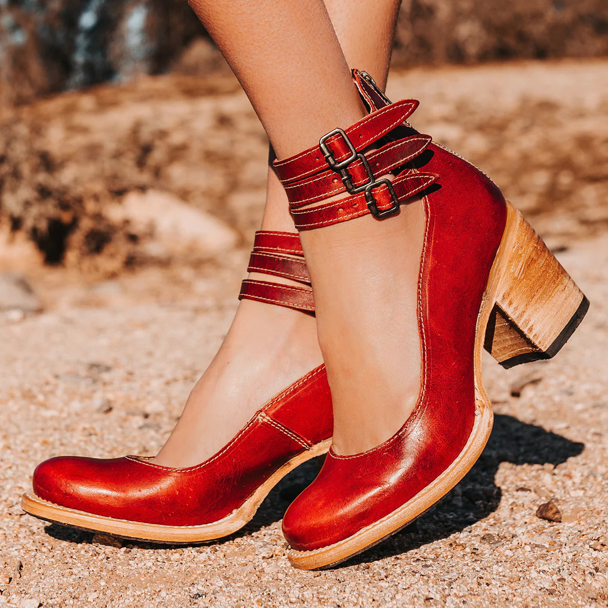 Verona Strappy Ankle Strap Heels