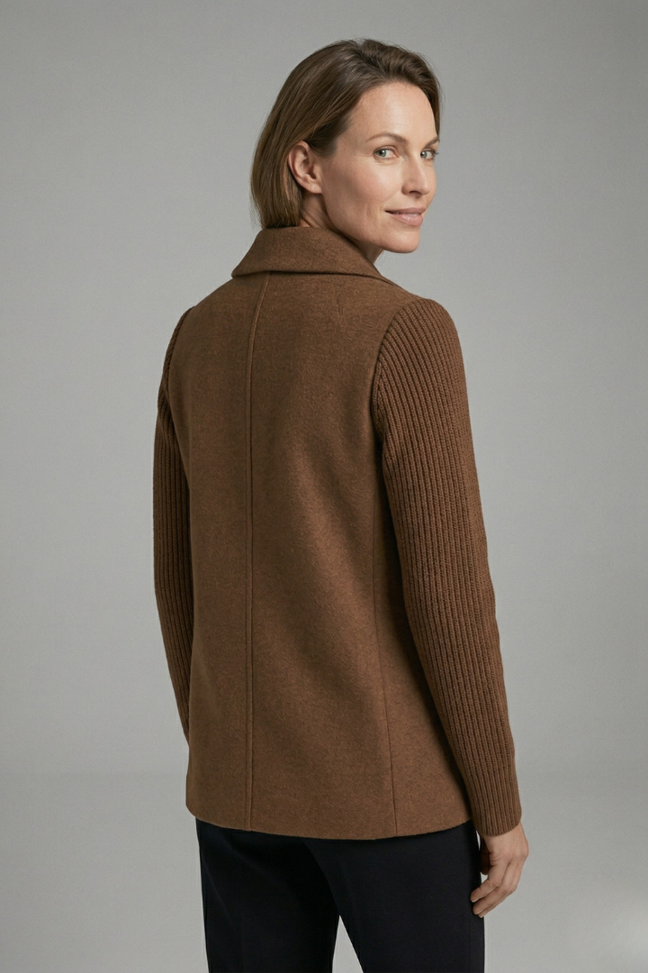 Women’s Double-Breasted Wool-Blend Blazer