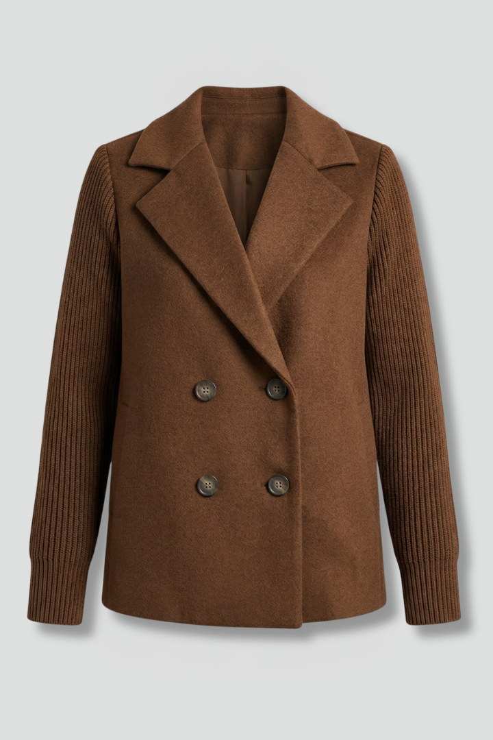Women’s Double-Breasted Wool-Blend Blazer