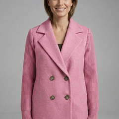 Women’s Double-Breasted Wool-Blend Blazer