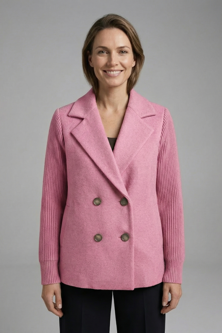 Women’s Double-Breasted Wool-Blend Blazer