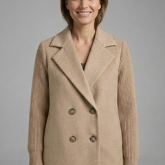 Women’s Double-Breasted Wool-Blend Blazer