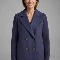 Women’s Double-Breasted Wool-Blend Blazer