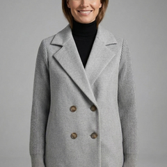 Women’s Double-Breasted Wool-Blend Blazer