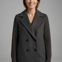 Women’s Double-Breasted Wool-Blend Blazer