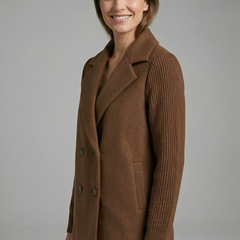 Women’s Double-Breasted Wool-Blend Blazer