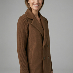 Women’s Double-Breasted Wool-Blend Blazer
