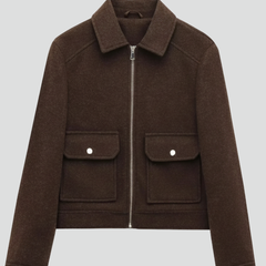 Women’s Cropped Bomber Jacket