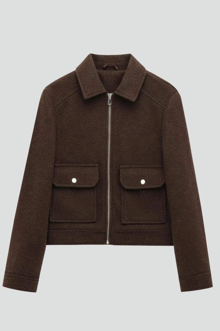 Women’s Cropped Bomber Jacket