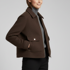 Women’s Cropped Bomber Jacket