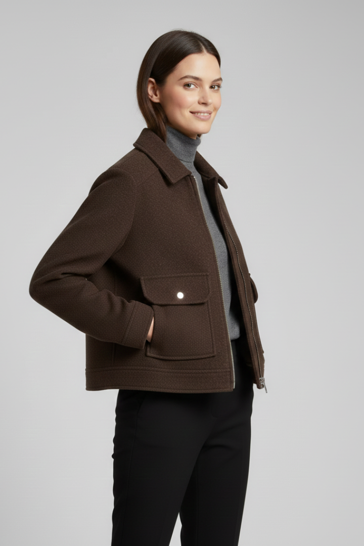 Women’s Cropped Bomber Jacket