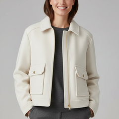 Women’s Cropped Bomber Jacket