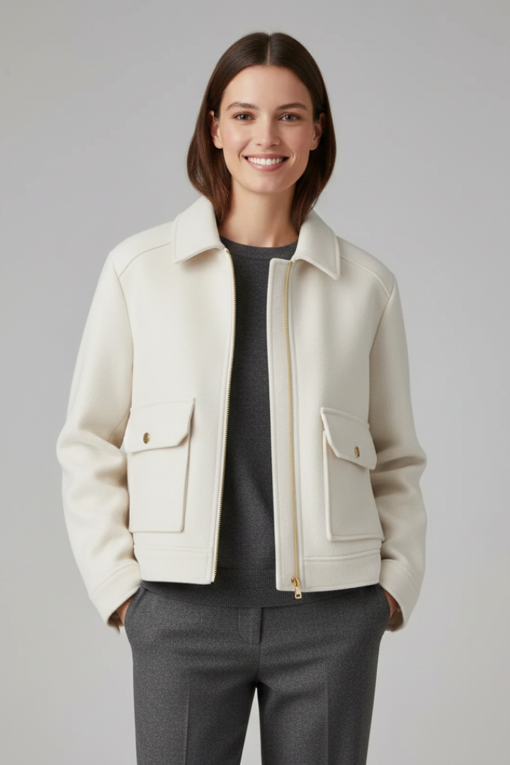 Women’s Cropped Bomber Jacket
