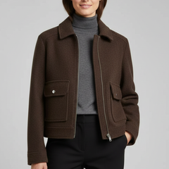 Women’s Cropped Bomber Jacket
