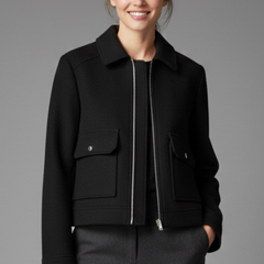 Women’s Cropped Bomber Jacket