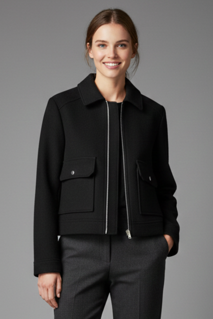 Women’s Cropped Bomber Jacket