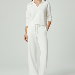 Women’s Relaxed Shirt & Wide-Leg Trouser Set