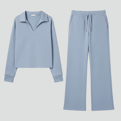 Women’s Relaxed Shirt & Wide-Leg Trouser Set