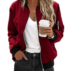 Women’s Classic Zip Bomber Jacket
