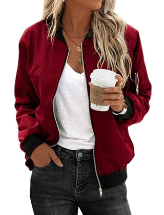 Women’s Classic Zip Bomber Jacket