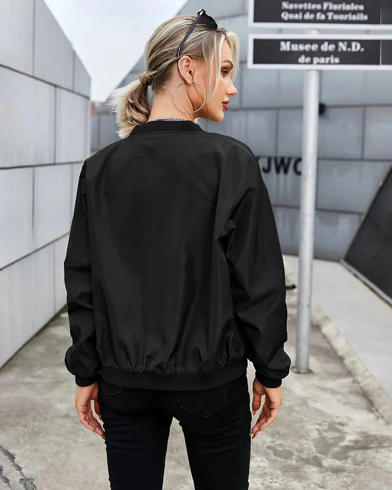 Women’s Classic Zip Bomber Jacket