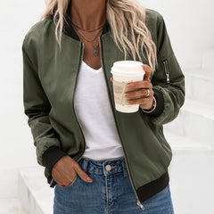 Women’s Classic Zip Bomber Jacket