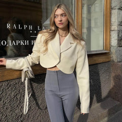 Women’s Cropped Tailored Blazer