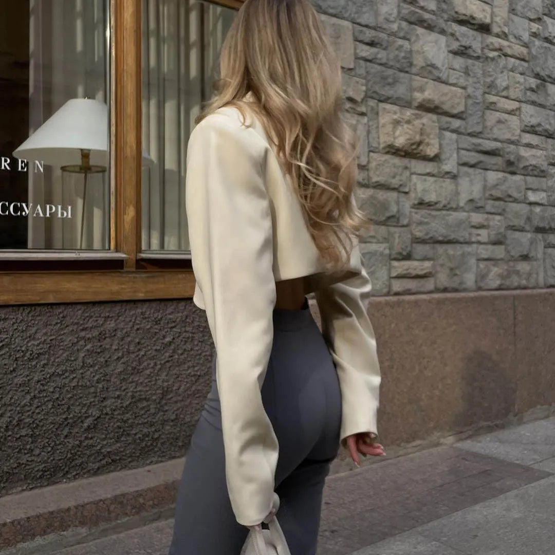 Women’s Cropped Tailored Blazer