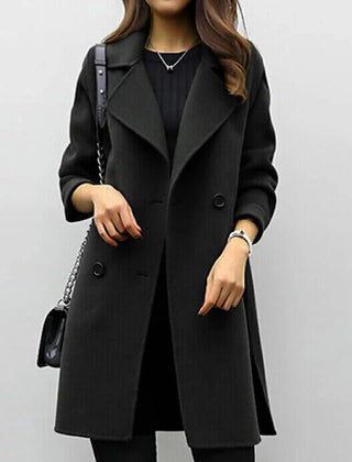 Women’s Longline Double-Breasted Coat